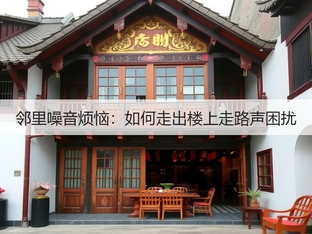 邻里噪音烦恼:如何走出楼上走路声困扰(图1) 邻里噪音烦恼:如何走出楼上走路声困扰(图1)