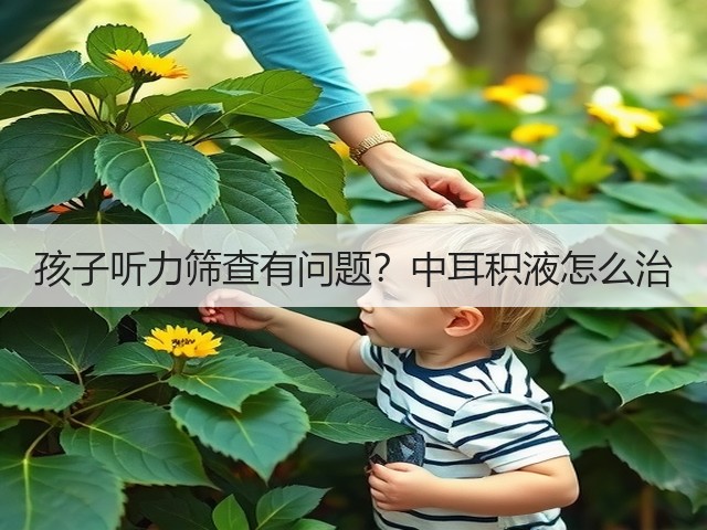 孩子听力筛查有问题?中耳积液怎么治(图1) 孩子听力筛查有问题?中耳积液怎么治(图1)