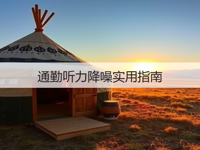 通勤听力降噪实用指南(图2) 通勤听力降噪实用指南(图2)