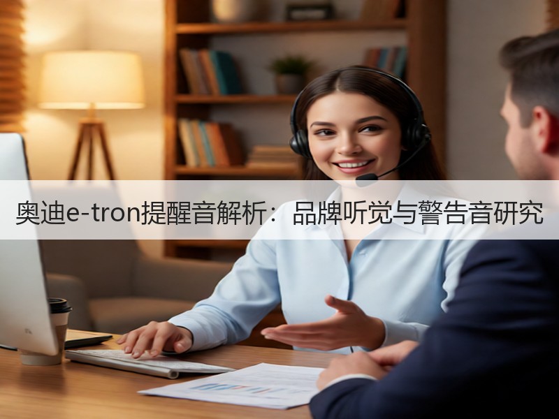 奥迪e-tron提醒音解析：品牌听觉与警告音研究