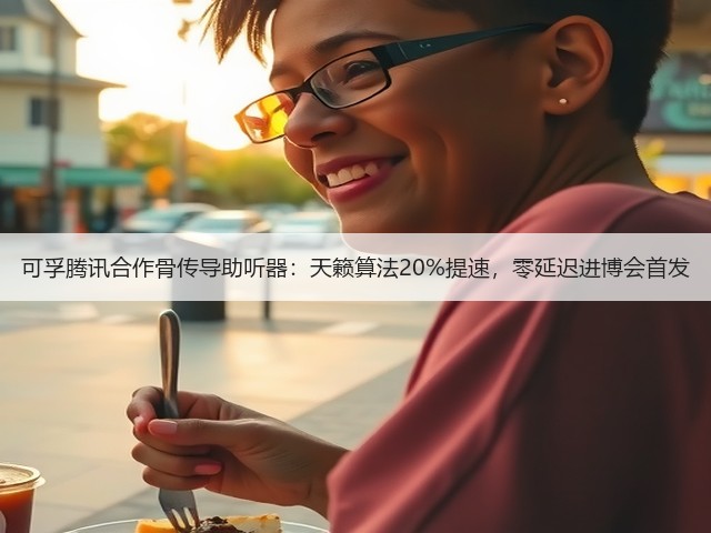 可孚腾讯合作骨传导助听器：天籁算法20%提速，零延迟进博会首发(图1)