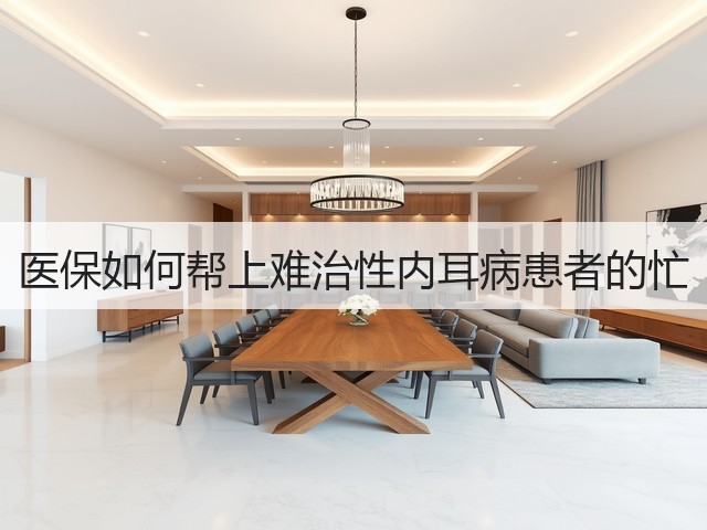 医保如何帮上难治性内耳病患者的忙(图1) 医保如何帮上难治性内耳病患者的忙(图1)