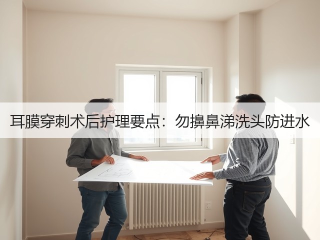 耳膜穿刺术后护理要点:勿擤鼻涕洗头防进水(图1) 耳膜穿刺术后护理要点:勿擤鼻涕洗头防进水(图1)
