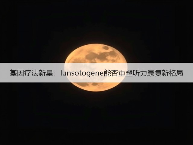 基因疗法新星:lunsotogene能否重塑听力康复新格局(图3) 基因疗法新星:lunsotogene能否重塑听力康复新格局(图3)