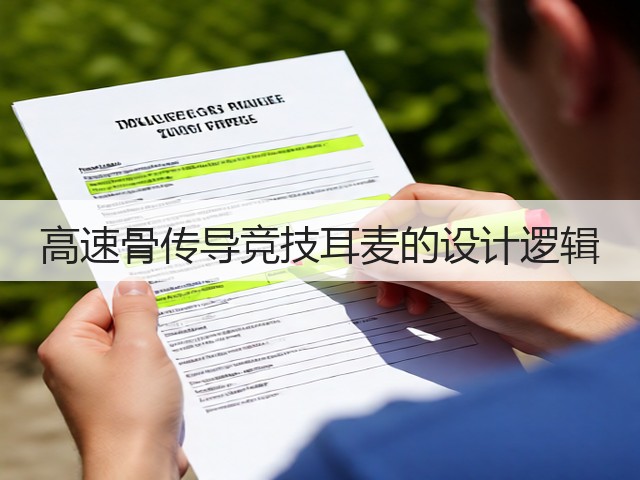 高速骨传导竞技耳麦的设计逻辑(图1)