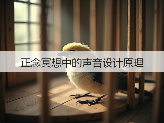 正念冥想中的声音设计原理(图2) 正念冥想中的声音设计原理(图2)