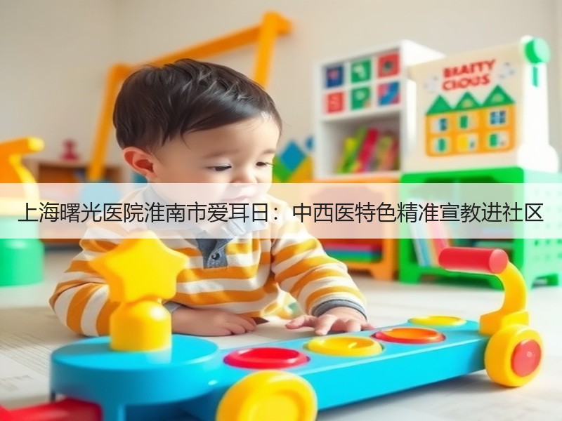 上海曙光医院淮南市爱耳日：中西医特色精准宣教进社区