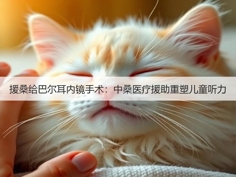 援桑给巴尔耳内镜手术：中桑医疗援助重塑儿童听力