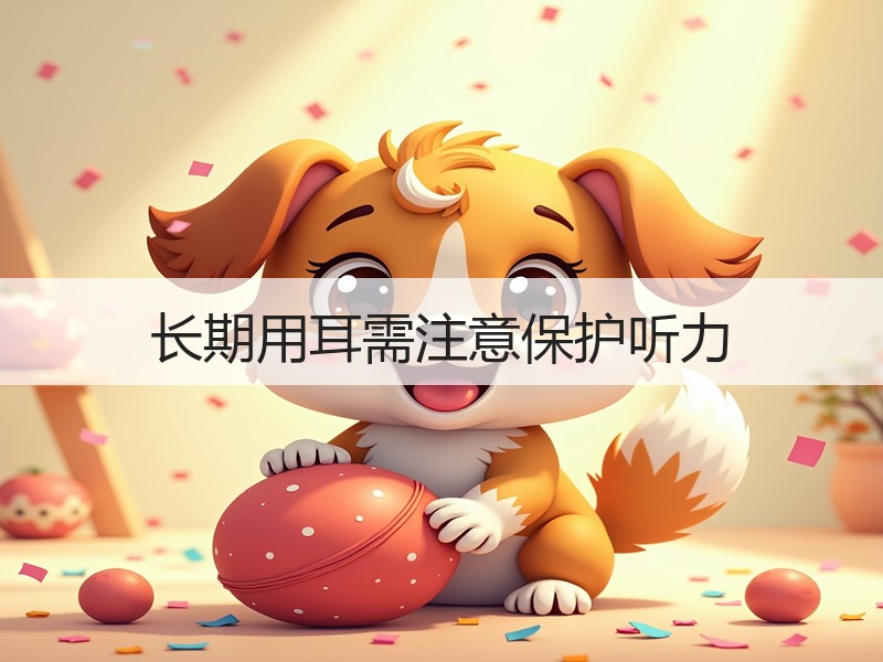 长期用耳需注意保护听力
