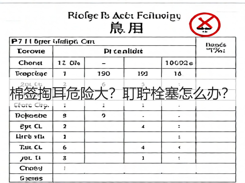 棉签掏耳危险大？耵聍栓塞怎么办？