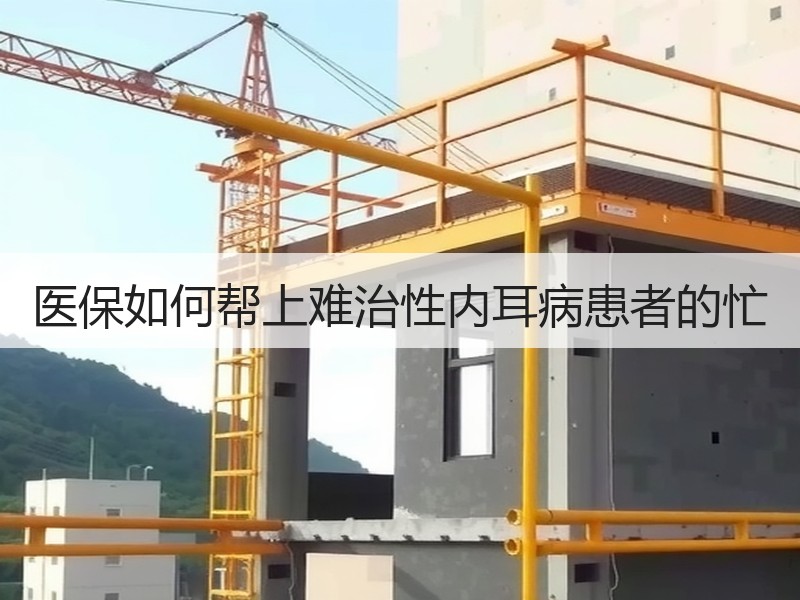 医保如何帮上难治性内耳病患者的忙