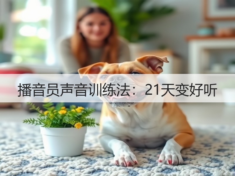 播音员声音训练法：21天变好听