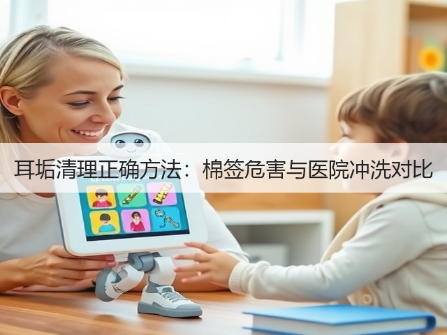 耳垢清理正确方法:棉签危害与医院冲洗对比(图1) 耳垢清理正确方法:棉签危害与医院冲洗对比(图1)
