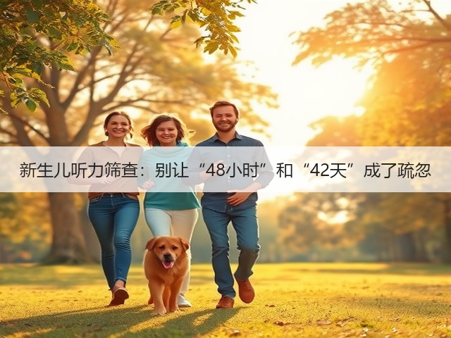 新生儿听力筛查:别让“48小时”和“42天”成了疏忽(图3) 新生儿听力筛查:别让“48小时”和“42天”成了疏忽(图3)