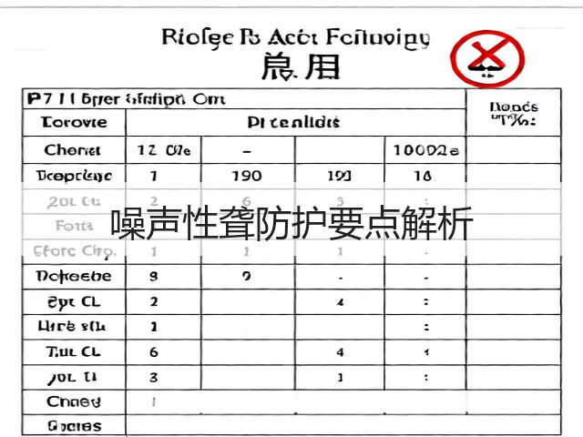 噪声性聋防护要点解析(图1) 噪声性聋防护要点解析(图1)