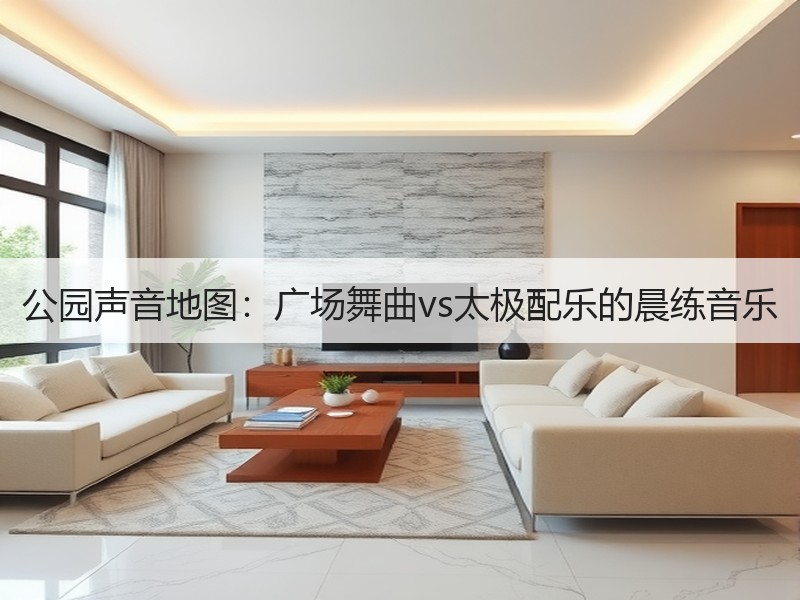 公园声音地图：广场舞曲vs太极配乐的晨练音乐