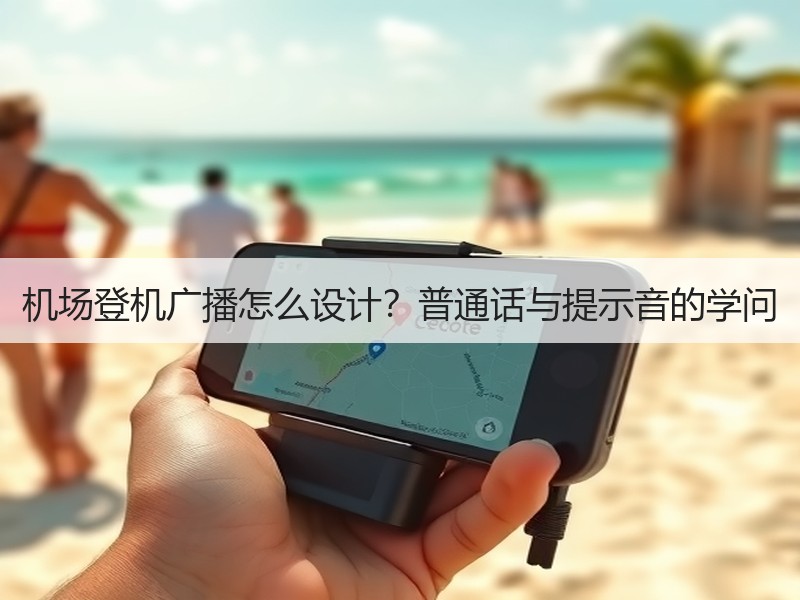 机场登机广播怎么设计？普通话与提示音的学问