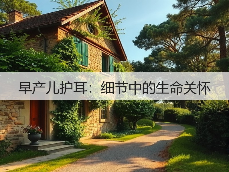 早产儿护耳：细节中的生命关怀
