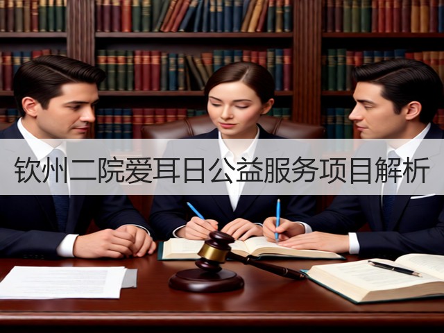 钦州二院爱耳日公益服务项目解析(图3) 钦州二院爱耳日公益服务项目解析(图3)