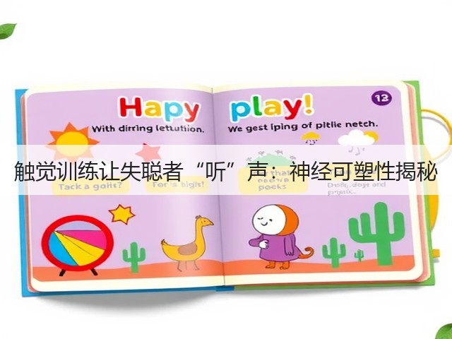 触觉训练让失聪者“听”声:神经可塑性揭秘(图3) 触觉训练让失聪者“听”声:神经可塑性揭秘(图3)