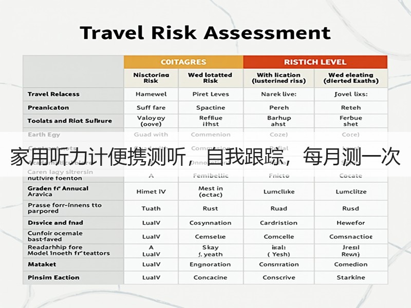 家用听力计便携测听，自我跟踪，每月测一次