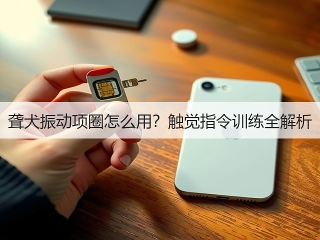聋犬振动项圈怎么用？触觉指令训练全解析(图1)