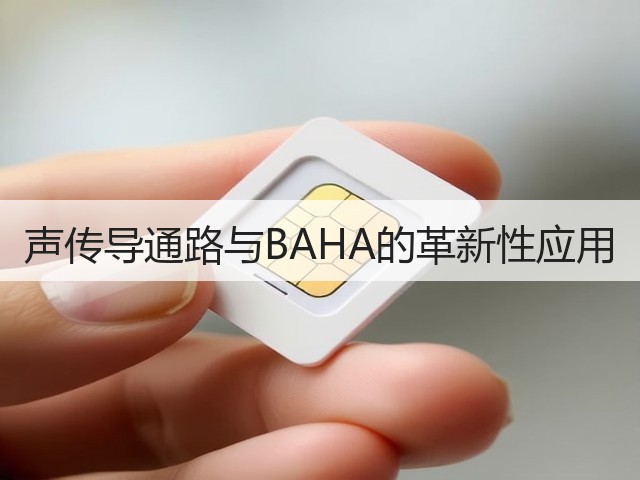 声传导通路与BAHA的革新性应用(图2) 声传导通路与BAHA的革新性应用(图2)
