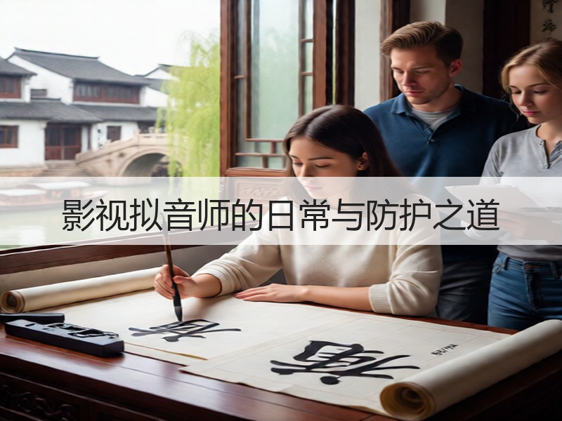 影视拟音师的日常与防护之道