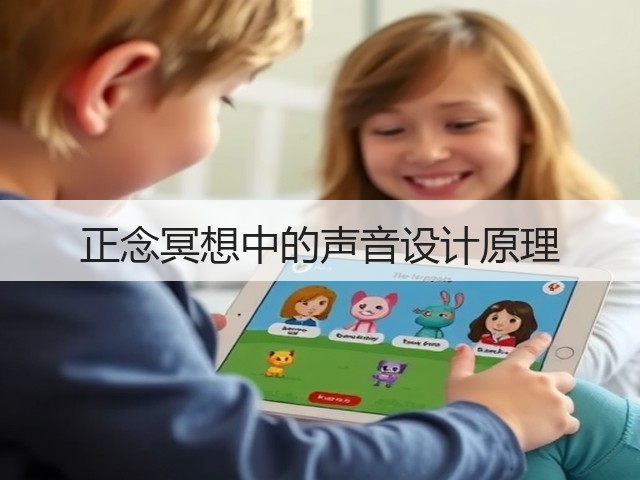 正念冥想中的声音设计原理(图1) 正念冥想中的声音设计原理(图1)