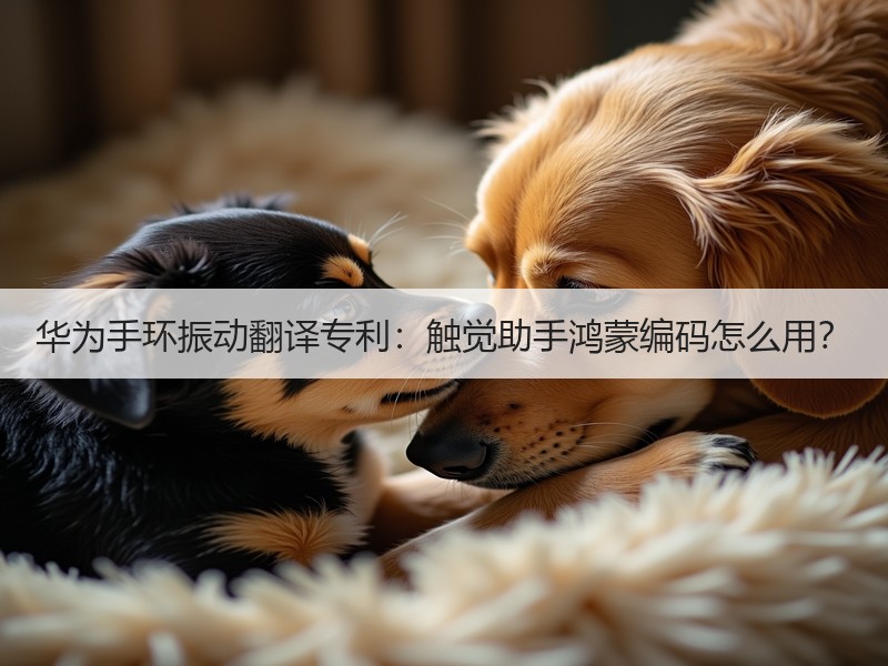华为手环振动翻译专利：触觉助手鸿蒙编码怎么用？