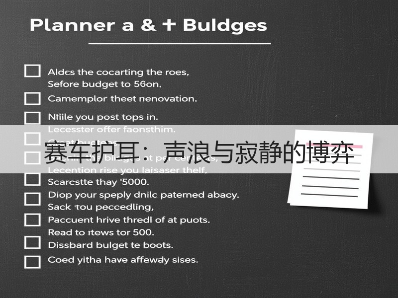 赛车护耳：声浪与寂静的博弈