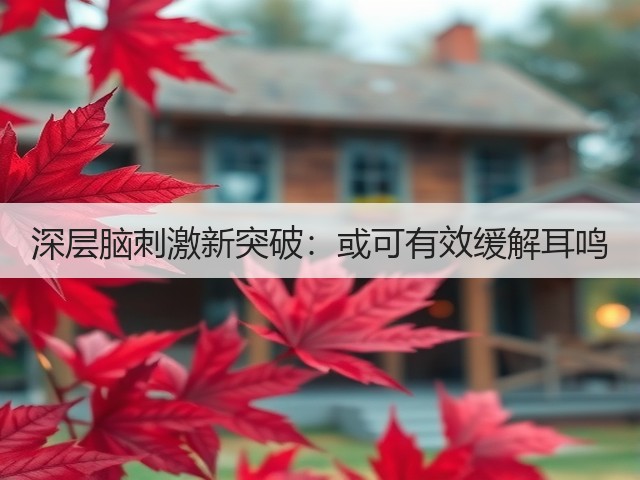 深层脑刺激新突破:或可有效缓解耳鸣(图3) 深层脑刺激新突破:或可有效缓解耳鸣(图3)