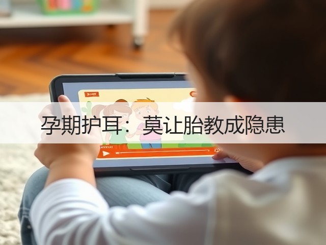 孕期护耳:莫让胎教成隐患(图1) 孕期护耳:莫让胎教成隐患(图1)