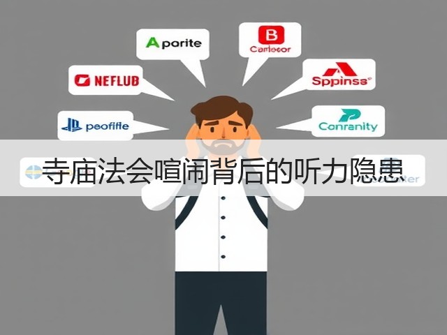 寺庙法会喧闹背后的听力隐患(图1) 寺庙法会喧闹背后的听力隐患(图1)