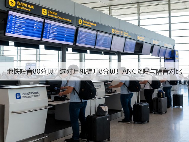地铁噪音80分贝?选对耳机提升8分贝!ANC降噪与隔音对比(图2) 地铁噪音80分贝?选对耳机提升8分贝!ANC降噪与隔音对比(图2)