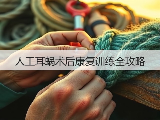 人工耳蜗术后康复训练全攻略(图1) 人工耳蜗术后康复训练全攻略(图1)