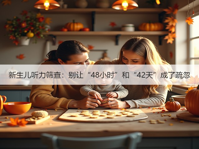 新生儿听力筛查:别让“48小时”和“42天”成了疏忽(图1) 新生儿听力筛查:别让“48小时”和“42天”成了疏忽(图1)