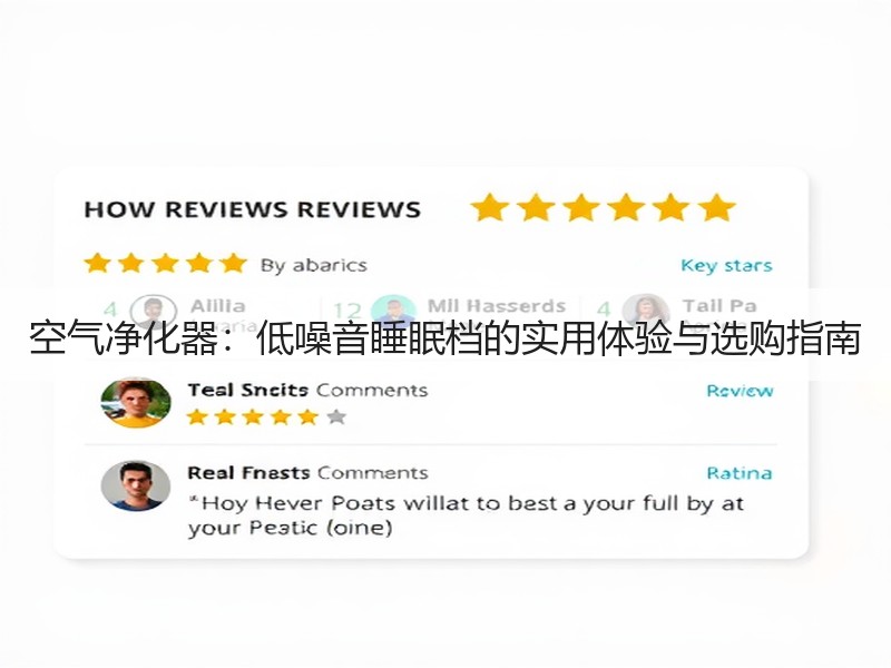空气净化器：低噪音睡眠档的实用体验与选购指南