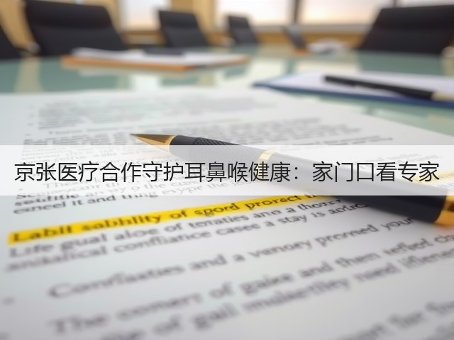 京张医疗合作守护耳鼻喉健康:家门口看专家(图3) 京张医疗合作守护耳鼻喉健康:家门口看专家(图3)