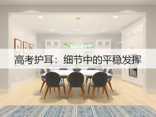 高考护耳:细节中的平稳发挥(图2) 高考护耳:细节中的平稳发挥(图2)
