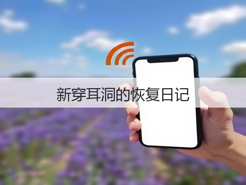 新穿耳洞的恢复日记