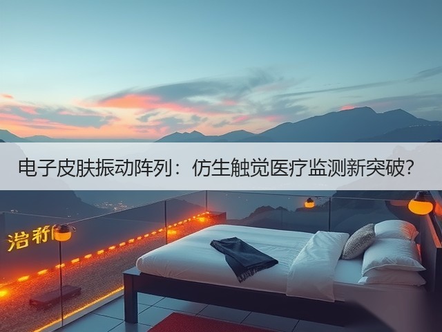电子皮肤振动阵列:仿生触觉医疗监测新突破?(图2) 电子皮肤振动阵列:仿生触觉医疗监测新突破?(图2)