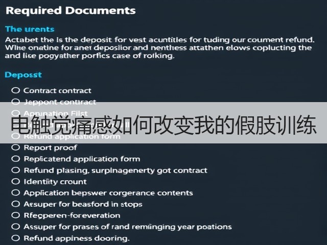 电触觉痛感如何改变我的假肢训练(图1) 电触觉痛感如何改变我的假肢训练(图1)