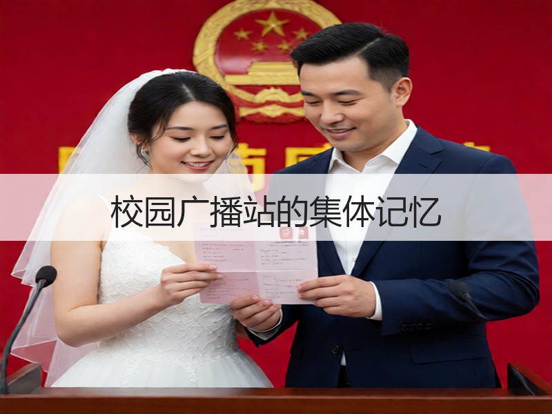 校园广播站的集体记忆