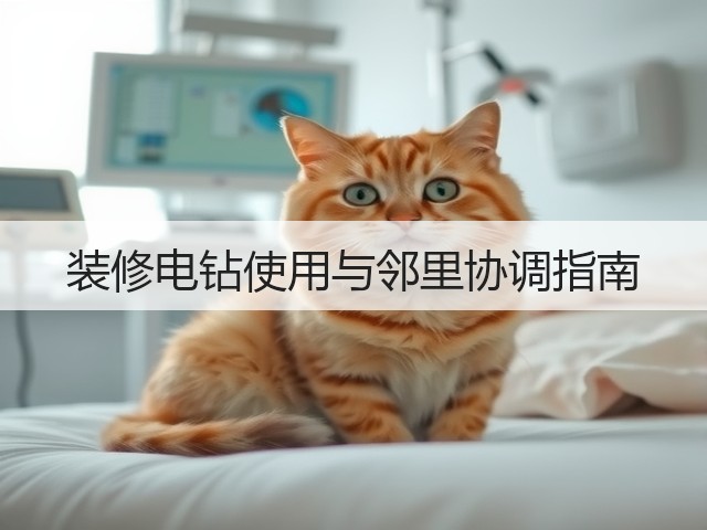 装修电钻使用与邻里协调指南(图3) 装修电钻使用与邻里协调指南(图3)