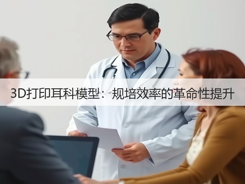 3D打印耳科模型：规培效率的革命性提升