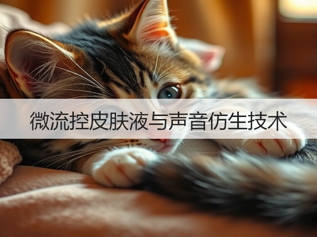 微流控皮肤液与声音仿生技术(图1)