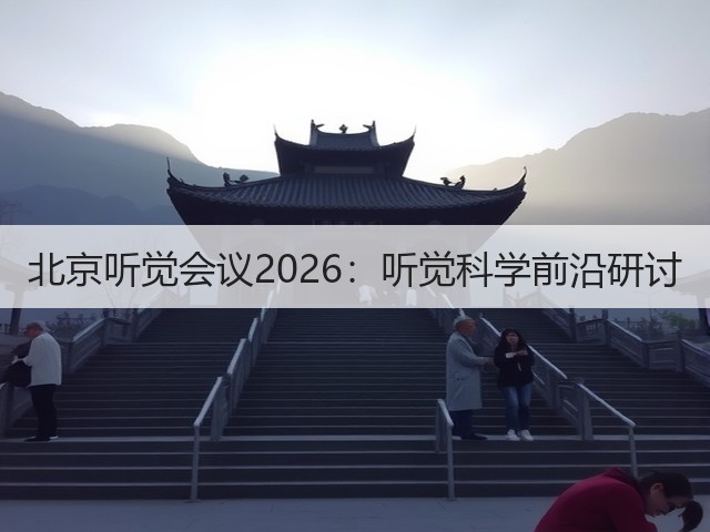 北京听觉会议2026:听觉科学前沿研讨(图2) 北京听觉会议2026:听觉科学前沿研讨(图2)