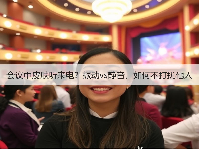 会议中皮肤听来电？振动vs静音，如何不打扰他人