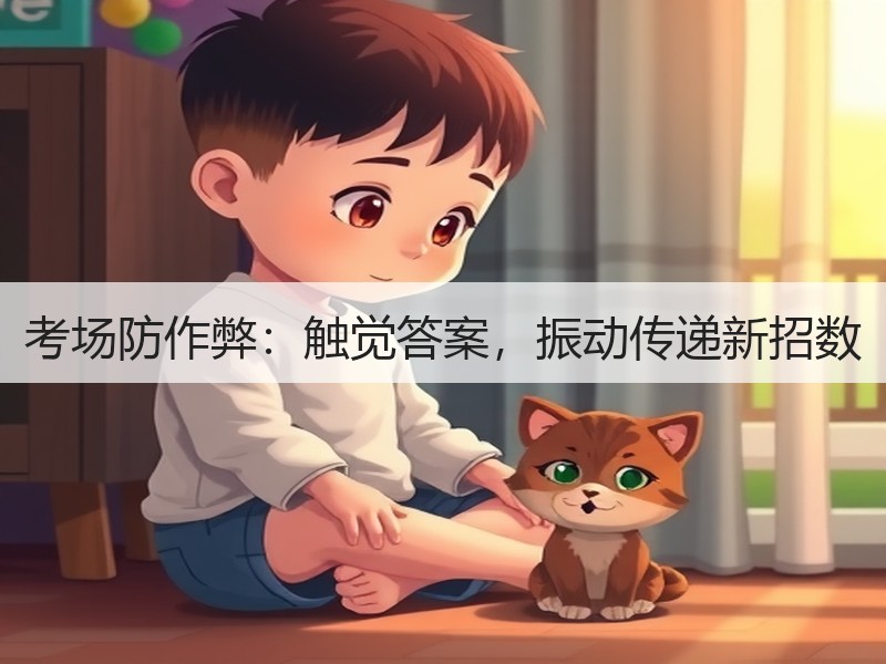 考场防作弊：触觉答案，振动传递新招数